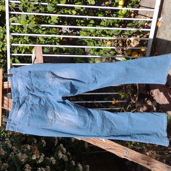 Midiross Button Fly Jeans Bootcut Lighter Wash L - Picture 6 of 8